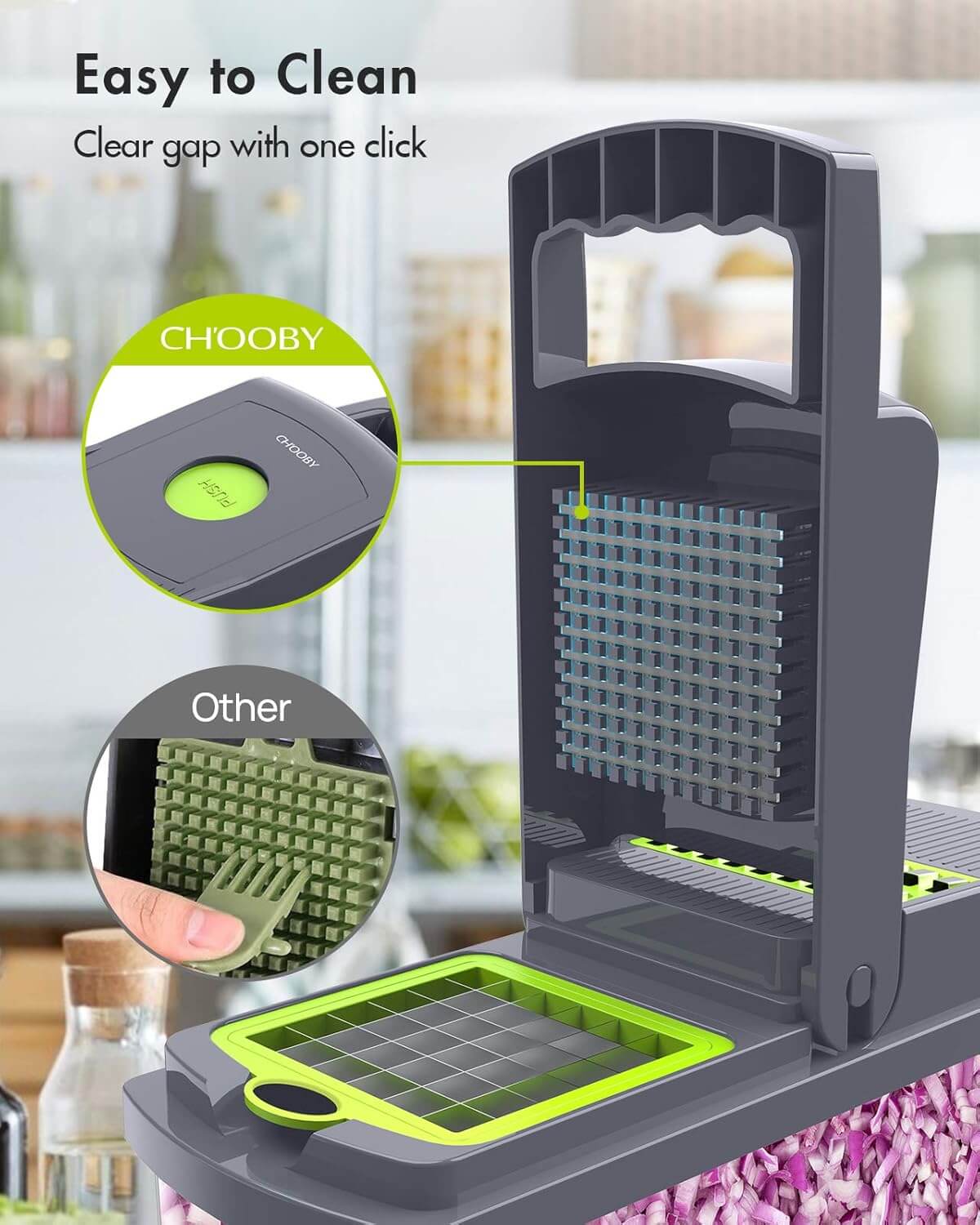 Multi-Functional Manual Vegetable Chopper